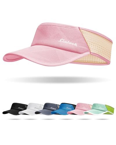 Image of Sports Sun Visor for Men & Women Breathable Mesh, Stretchy Foldable Cooling Visor Hat for Running, Golf, Tennis, Hiking