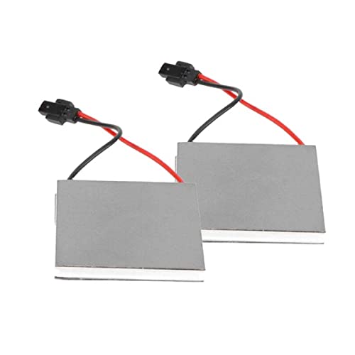 Generador de ventilador de estufa, 2 piezas de ventilador de chimenea alimentado por calor, ventilador de estufa, generador de energía termoeléctrico para quemador de estufa de hogar, 40 x 40 mm