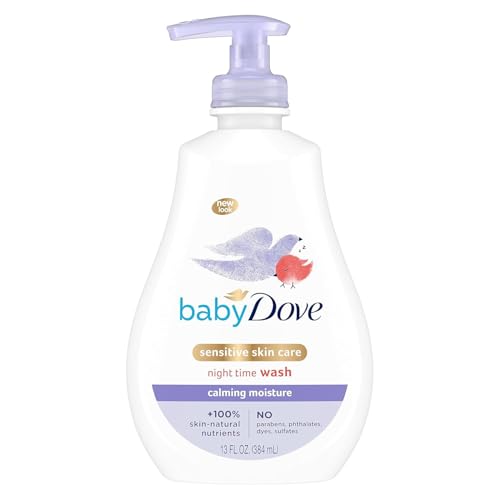 Dobaby Sensitive Skin Care Night Time Calming Moisture Body Wash for Baby, 13 fl oz, Pack of 2