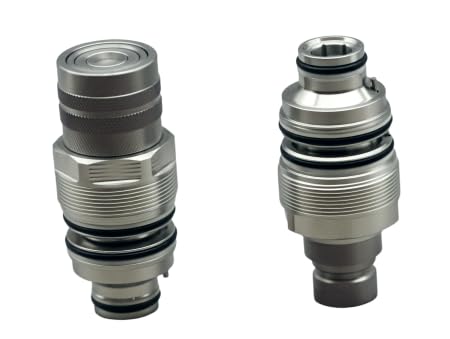 Image of 6679837 & 6680018 1 /2 inch Flat Face Hydraulic Quick Coupler Kit (Male & Female) - Compatible with Bobcat S130, S150, S160, S175, S185, S205, S220, S250, S300, S330, T140, T180, T190, Replacement Parts