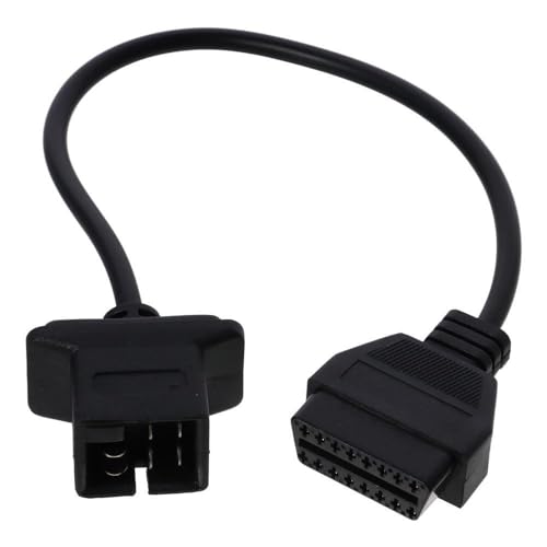 Cable OBD1 de 6 pines a OBD2 de 16 pines BYOBYO para escáner Jeep