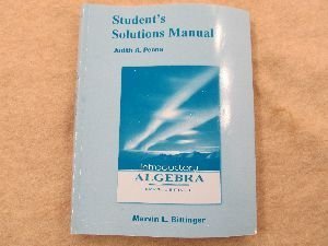 Student's Solutions Manual: Introductory Algebra