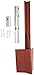 Brady 78993 30" Length x 9.5" Width V-Loc Breakaway System and U-Channel with Wedge and Adapter