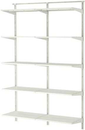 Amazon Ikea イケア Algot 壁用支柱 棚板 メタル ホワイト Ikea イケア ワードローブ 通販