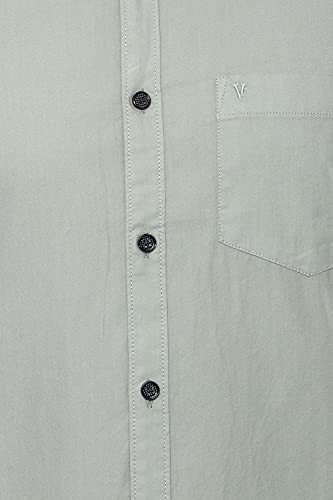 Image of Van Heusen Men's Cotton Slim Fit Solid Casual Shirt