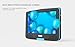 NOOBECR COOAU 12.5” Portable DVD Player with Eye Protection HD Swivel Screen, 5 Hours Rechargeable Battery, Dual Earphone Jacks, Support SD Card/USB, Last Memory Function, Region Free, Blue