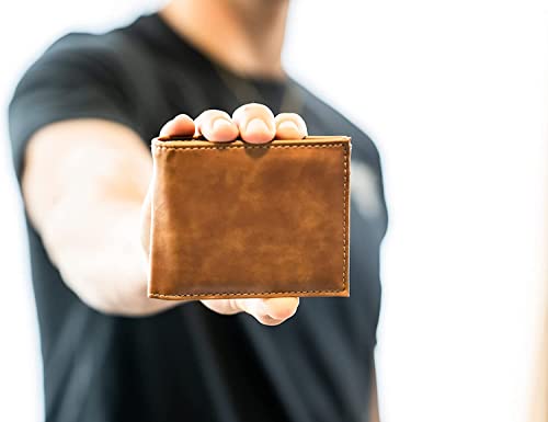 Rico Southern California USC Trojans Brown Bilfold Wallet with clear ID display4