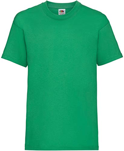 Fruit of the Loom Jungen T-Shirt Value T, Grün (Kelly Green),5-6 Jahre...
