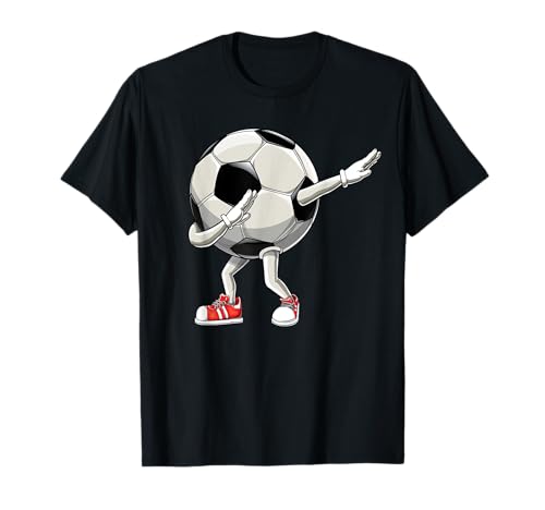 Dabbing o dab dance Dibujo de pelota de fútbol, camiseta de fútbol Camiseta