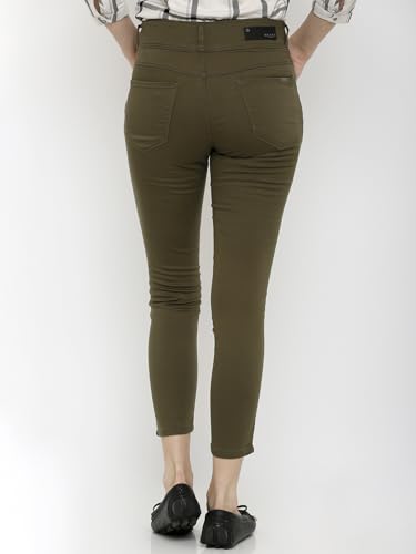 Image of KRAUS JEANS Women's Skinny Fit Mid-Rise Crop Length Jeans (WFA-1209)