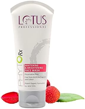 Lotus Professional Phyto Rx Whitening and Bright Face Wash, 80g