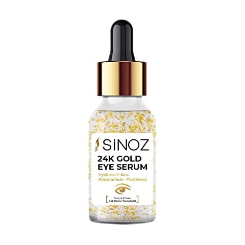 Sinoz 24K Gold Augenpflegeserum 10 ml - Anti-Aging Anti-Falten Hautpflege Serum Cover