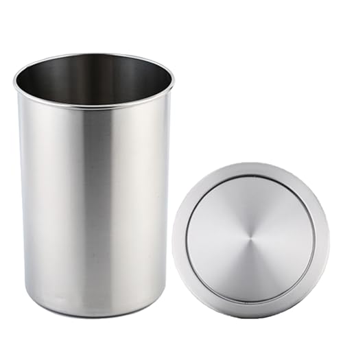 Poubelle encastrable plan de travail anti-odeur en acier inox 430 pour cuisine propre