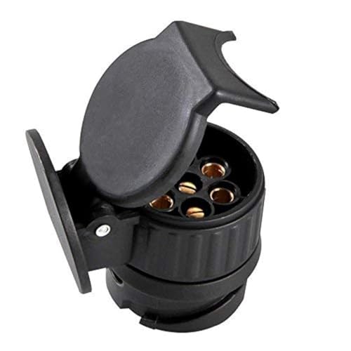MASO 7 to 13 Pin Towing Socket Trailer Plug Waterproof Trailer Electrics Plug Adapter 7 pin to 13pin Trailer Truck Caravan Towbar Towing Socket Plug Adapter Converter