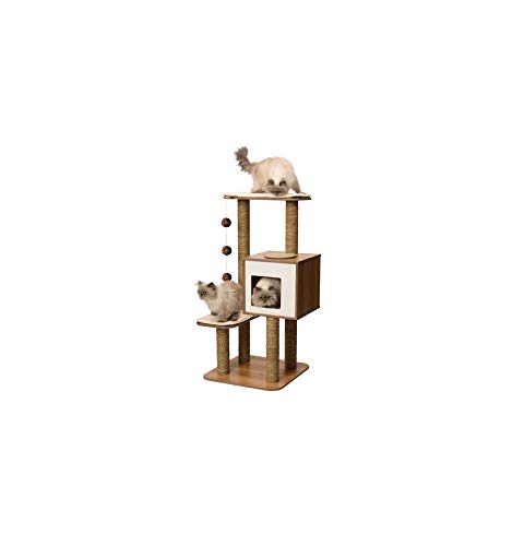 HAGEN VESPERPremium Cat Furniture V-High Base - Walnut
