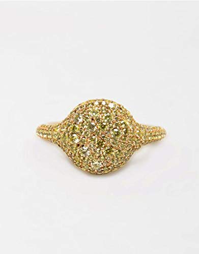 ring pave design with cubic zirconia stones for women-A16837OYY-54