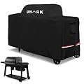 UNARK Grill Cover Compatible with Traeger Woodridge Pro Grills BAC776 and Woodridge Elite Grills Replacement Covers Full-Length All Weather Grill Accessory, 600D Heavy Duty 67" L x 28" W x 47" H