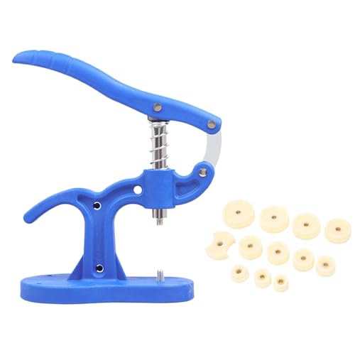 Uhrenpresswerkzeug, Uhrenpressset, Press-Set Uhrengehäuse-Presswerkzeug, Rutschfestes Uhrenwerkzeug-Reparaturset aus Metall mit 12 passenden Matrizen für die Uhr