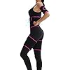 Reshe-4-in-1-High-Waist-Arm-and-Thigh-Wast-Trainer-for-Women-Sweat-Band-Waist-Trimmer-Plus-Size 4 In 1 High Waist Arm And Thigh Wast Trainer For Women, Sweat Band Waist Trimmer Plus Size Rose