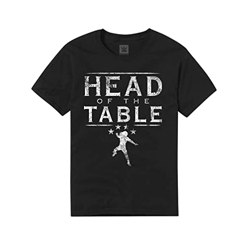 WWE Authentic Wear Roman Reigns Head of The Table Youth T-Shirt Black Medium
