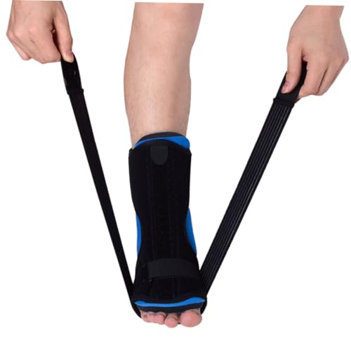 Healeved Plantar Foot Brace Orthosis Splint Plantar Splint Foot Straighteners Memory Foam Aluminum Bar Comfortable Support Black