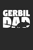 Gerbil Dad Gerbil Notebook - Gift for Animal Lovers - Gerbil Journal: Medium College-Ruled Diary, 110 page, Lined, 6x9 (15.2 x 22.9 cm)