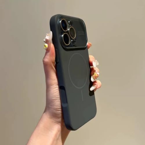 Coque iPhone 14 Pro Max magnétique noire : protection photo idéale en voyage et au bureau