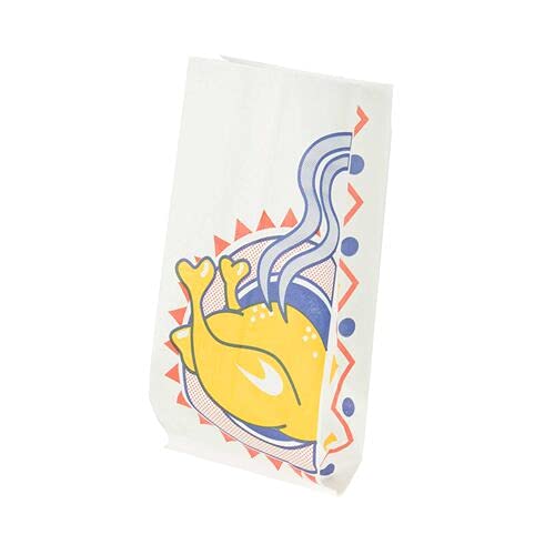Bolsa Papel para Pollo Asado Antigrasa ✦ 170+80x350mm 100 Unidades Cover