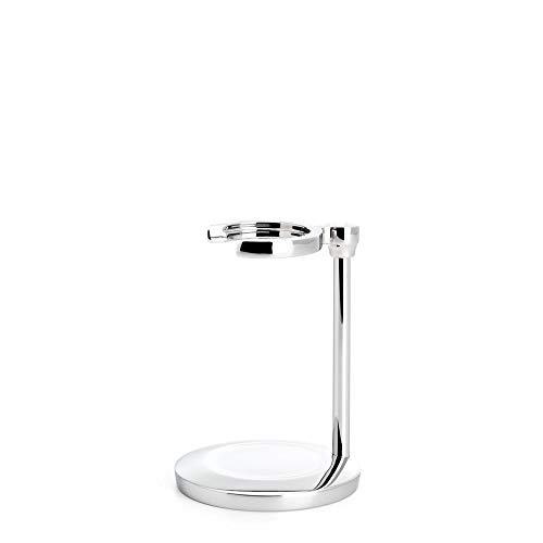 MÜHLE Shaving Brush Minimalistic Chrome Stand for PURIST Brushes image 2