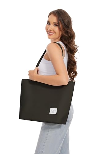 Image of KALIDI Tote Bag for Women Large Waterproof Shoulder Bag Zipper Casual Hobo Handbag Work Shopping Lightweight