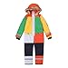 Ayolanni snow suit 3t boy Snow Suit for Kids Fashion Boys One Piece Snowsuit Girls Ski Outfit Waterproof Snowboard Suit Teen Winter Clothes Multicolor 6 Years