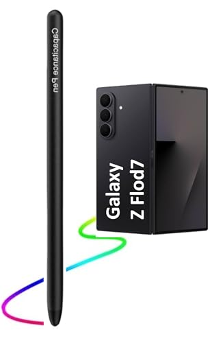 Stylus Pen for Samsung Galaxy Z Fold 7 Pen, Supporting Both Screen, S Pen Compatible with Galaxy Z Fold 7 / Fold 6 / Fold 5 Touch Screen Fold 7 Stylus Pen (Black)
