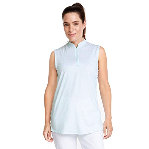 Polo de golf respirant Puma Cloudspun Jungle sans manches femme L