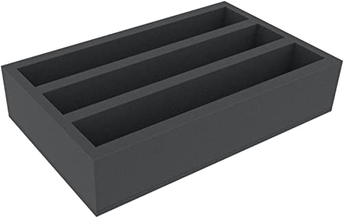 Plateau en Mousse Double-Size Feldherr 115 mm avec 3 grands compartiments de rangement