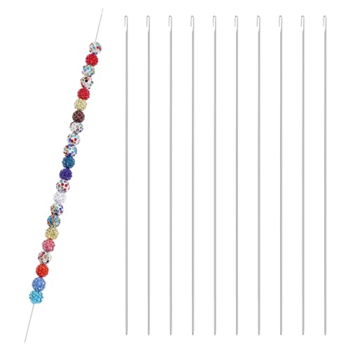 CLISPEED 10Pcs Beading Needles for Jewelry Making: DIY Craft Bead Needles - Daily Use Stainless Steel Wire Tools