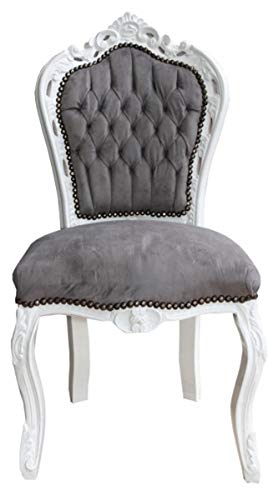 Casa Padrino Barroco Cena Presidente Negro/Blanco - Estilo Antiguo