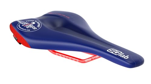 611 Ergowave Active Wings for Life (ltd. Ed.), MTB Tech & Trail Fahrradsattel SQlab Blau-Rot 13 cm 611 Ergowave Active Wings for Life (ltd. Ed.), MTB Tech & Trail Fahrradsattel SQlab Blau-Rot 13 cm