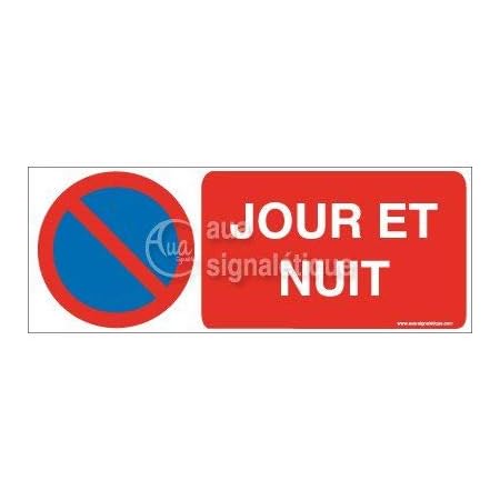 Panneau Interdiction Panneau De Sécurité Circulaire En Pvc - ( 300 Mm, Stationnement Interdit
