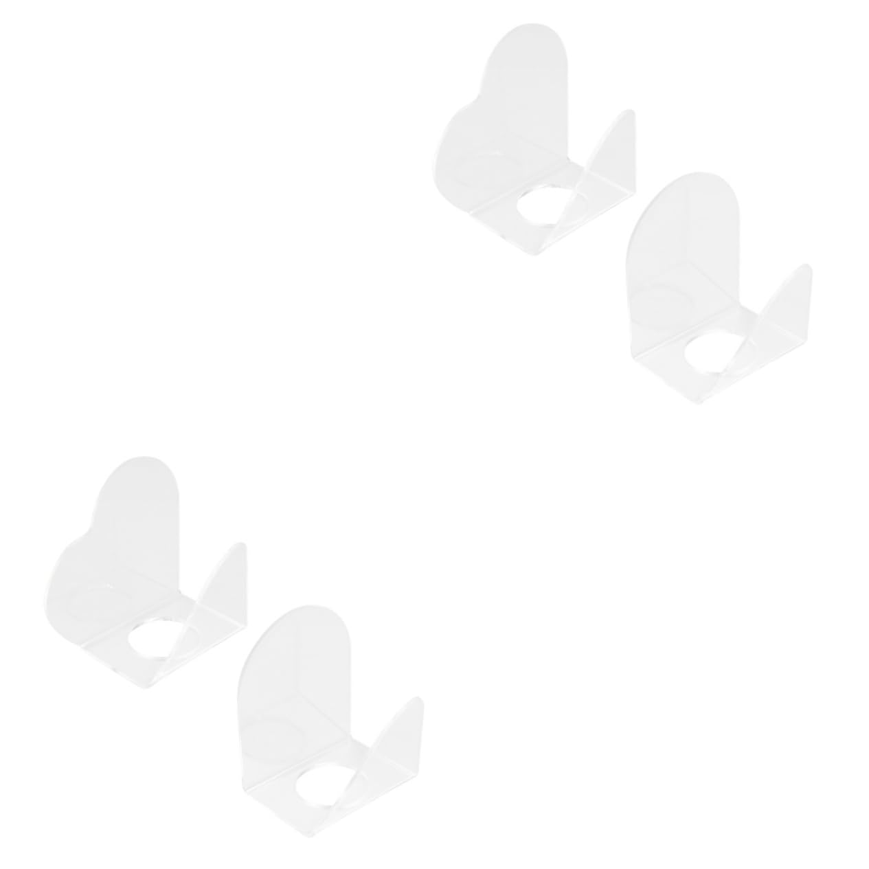 HAPINARY 2sets Cosmetic Palette Kit Acrylic Nail Art Makeup Powder Puff Foundation Eye Shadow 2pcs*2