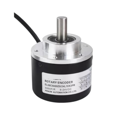 Encodeur EL58C5000Z8/24L10X3JR résistant aux chocs d'arbre