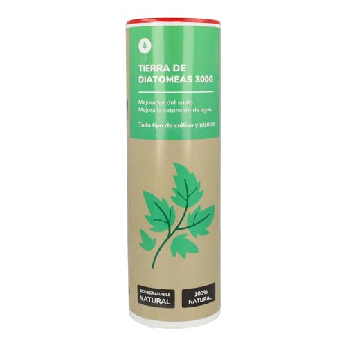 Planeta HUERTO | Tierra de Diatomeas 300 g Mejorador Natural de Suelo y Fertilizante Ecológico