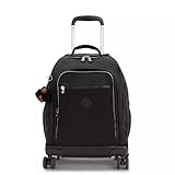 Kipling New Zea 15' Laptop Rolling Backpack True Black