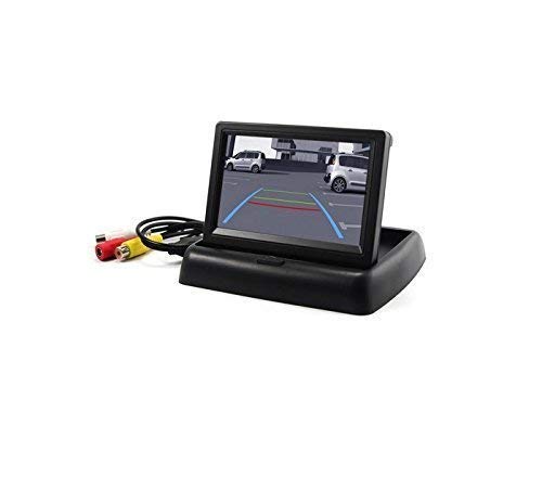 Mini Moniteur LCD Rétractable 4.3" Pour Caméra De Recul - 4 Entrées Vidéo