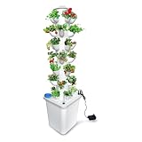 Easy to Use: Our hydroponics tower offers a soilless option for indoor and outdoor gardening. And grow tower has simple instructions and intuitive design, making plant growth easy and fun. With this vertical hydroponic tower system kit, anyone can ha...