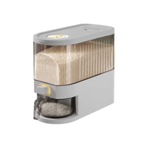 qingshenyi 米びつ 米櫃 5kg/10kg 虫除け お米保存容器 ライスストッカー おしゃれ 漬物 容器 スリム 計量カップ付 調理器具 こめびつ 自動スイッチ 自動密閉 家庭的な 小麦粉 コーヒー豆 清潔便利 鮮度保ち キッチン用品 (5kg,