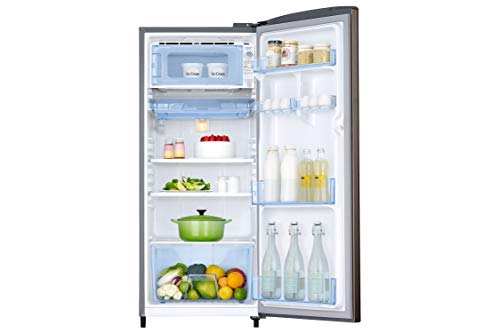 Image of Samsung 192 L 4 Star Inverter Direct Cool Single Door Refrigerator (RR20R1Y2YDX /HL, LUXE Brown)