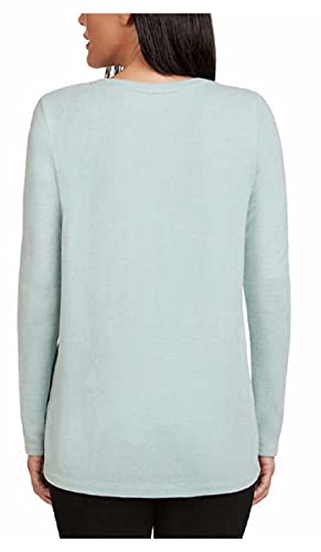 Matty M Ladies' Cozy V-Neck Top (Mint, Xx-Large, Xx_L) #TOP2