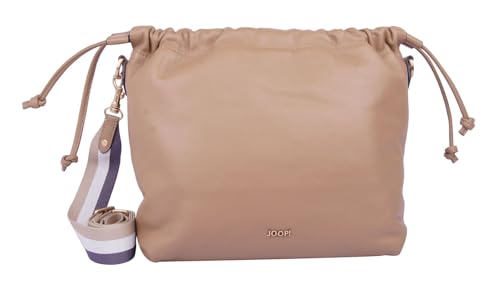 Bolso de hombro Joop! Brezza Ira de cuero legítimo en sofisticado tono cappuccino