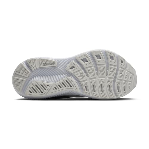 Brooks Women’s Ghost 17 Neutral Running Shoe - White/White/Grey - 11.5 Wide