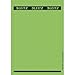 Produktbild LEITZ® Rückenschild, auf A4-Bogen, selbstklebend, Papier, breit/lang, 61 x 285 mm, grün (75 Stück), Sie erhalten 1 Packung á 75 Stück